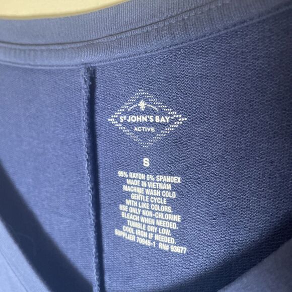 St John’s Bay Dress New with Tags Blue White Tie Dyed Summer Active Women Size S - Picture 6 of 7